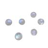 Cuentas sueltas de piedra lunar azul natural 6A, cuentas sueltas de feldespato azul, accesorios de bricolaje, pulseras, joyas, accesorios multitesoro.