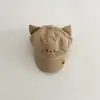 Chapéus infantis são super fofos e adoráveis, chapéus octogonais com tema de gato, boinas para meninos e meninas, artísticos e doces, adequados para passeios de outono e inverno, bonés estilo bico de pato