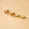 S925 Plata Esterlina Cuentas Espaciadoras de Bambú Tubo Pequeño Transfronterizo Hecho a Mano DIY Pulsera de Cuerda Trenzada Mano Collar Accesorios de Tubo de Plata Alta