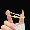 Nuevo Pulsera de Borla con Cuentas de Estilo Chino, Exquisita y a la Moda, de Nicho, Bidimensional, Lujo Ligero, Versátil, Apilable, Pulsera de Cuentas Impresionantemente Hermosa