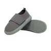Zapatillas de Algodón con Tejido de Lino para Hombres y Mujeres Suela Gruesa Antideslizante Punta Cerrada Cuatro Estaciones Zapatos de Casa para Interior Suela Suave Zapatos de Algodón para Invitados