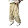 Pantalones de Malla Transpirable para Niños Anti-Mosquitos Verano Pantalones Deportivos Infantiles 2026 Nuevos Elegantes Pantalones Largos Finos para Bebé