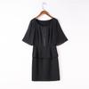 Chen Miaoyan 2023 verano nueva moda adelgazante temperamento talla grande marca vestido de mujer una generación de cabello