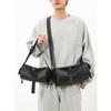 Bolso de Hombro para Hombre Estilo Japonés Marca de Moda Bolso Pequeño Cilindro para Mujer Bolso Cruzado Casual para el Trabajo Mochila Deportiva Simple para Montar