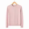 Nuevo Estilo Ropa para Madres Otoño/Invierno Top de Punto Cuello Redondo para Mujeres de Mediana Edad y Mayores Moda Chic Versátil Suéter Capa Base