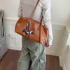 Bolsa de Grande Capacidade Feminina 2026 Novo Estilo Uso Diário Versátil Bolsa de Ombro Estilo Coreano Merade Bolsa Tote Retrô