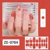 Zhengxiang nuevo día de San Valentín esmalte de uñas película pegatinas para uñas transfronterizas 16 dedos amor pegatinas para uñas estampado de labios pegatinas para uñas rosas