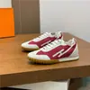 Novos Sapatos Masculinos de Grandes Marcas Europeias e Americanas, Novos Tênis Esportivos Outono e Inverno, Sapatos para Treinamento Moral, Sapatos Casuais com Cadarço de Couro de Vaca Bege, Tendência Jovem