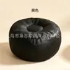 Banqueta de Couro Banqueta Baixa Armazenamento Sofá Preguiçoso Assento Redondo para Sala de Estar Almofada de Janela de Canto Armazenamento de Roupas Velhas Banqueta de Armazenamento Banqueta Baixa