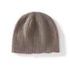 Gorro de cachemira tejido para mujer, perfecto para otoño e invierno, te mantiene abrigada, cubre tu cabeza y orejas, adecuado para tallas de cabeza más grandes, un gorro acogedor