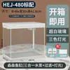 Tanque de Peces Ultra Transparente Hecho a Sí Mismo Acuario para Sala de Estar de Escritorio Tanque Pequeño de Vidrio para el Hogar para Personas Perezosas