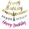 Chapéu de Aniversário com Banner de Folha Dourada Integrado para Decoração do Primeiro Aniversário do Bebê, Atacado Personalizado Modelo Novo