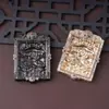 Colgante Pixiu de aleación Xianglong, carcasa de aleación electrochapada, caja vacía, marco de aleación lujoso para thangka