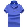 Polo transfronterizo Camiseta de manga corta para hombre Verano Juventud Guapo Hombres Bordado Moda Casual Solapa de negocios