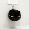 Lavabo Cerámico de Esquina Montado en Pared, Lavabo para Colgar en la Pared para Baño, Lavabo Pequeño para Balcón de Apartamento, Comercio Exterior Transfronterizo