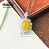 Venta al por mayor del fabricante: Colgante Redondo Cabujón de Calcedonia Verde Hielo de Alta Calidad Incrustado Plateado en Plata 925, Elegante Collar con Gema en Forma de Huevo