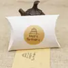12 piezas de papel kraft gracias Etiquetas de regalo para hornear hechas a mano en stock