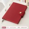 Caderno A5 com Fivela Espessado Nota Couro Macio Simples Livro de Registros de Escritório Diário Pode Ser Personalizado com Impressão de Logo