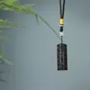 Caixa de incenso de ébano com escultura em parafuso, tubo pequeno para incenso, tubo para palitos de dente, caixa de pó de madeira, tubo de cigarro, pode ser tocado