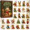 Calendario de Adviento de Navidad 2026 Calendario de Adviento del Golden Retriever Americano Caja Sorpresa