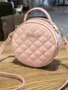 Bolsas para Mulheres 2025 Novo Estilo Carta Bordada Bolsa Transversal Ombro Pequena Redonda Casual Bolsa para Celular Bolsa de Ombro para Presente de Exportação