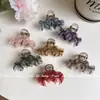 Pinza para el Cabello de Malla Estilo Bosque con Lazo Sencillo para Mujer, Pinza de Garra para el Cabello Semi-Recogido para la Parte Trasera de la Cabeza, Pinza Elegante, Pinza de Tiburón de Gama Alta