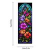 Tgsq001-018 Marcador de Páginas Creativo Transfronterizo de PVC Colorido Translúcido Puede Transmitir Luz y Refractar Plantas Flores Marcador de Páginas Personalizado