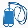Lanyard de Silicona para Teléfono Móvil con Soporte para Tarjeta, Funda Protectora para Teléfono Móvil, Lanyard para Cuello con Logo Imprimible, Soporte para Tarjeta - Nuevo Producto Popular de Venta Caliente Transfronteriza