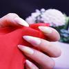 Parche de uñas nuevo de verano europeo y americano ins de alta gama blanco puro deseo popular desmontable producto terminado al por mayor