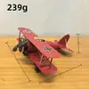 Adorno de Modelo de Avión de Coche Clásico Vintage Arte de Hierro Metal Motocicleta Decoración para Habitación de Niño Regalo de Cumpleaños para Hombres