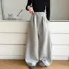 Calça de Moletom Feminina Primavera e Outono 2026 Nova Casual Menina Estilo Coreano Crianças Médias e Grandes Rebite Malha Solta Calça Esportiva Tendência