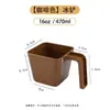 Cuchara de Hielo Comercial Personalizada Plástico de Grado Alimenticio para Cafetería de Té con Leche Fabricante de Hielo Pala de Hielo Fábrica