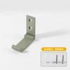 Ganchos para ropa de aleación de aluminio detrás de la puerta en la pared, ganchos invisibles sin perforación, ganchos de fila única, ganchos creativos plegables para ropa de armario