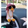 Colgante de Pato Oscilante Transfronterizo para Coche Interior del Coche Espejo Retrovisor Colgante de Pato Colgante de Celebridad de Internet para Coche Interior del Coche Femenino