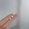 Pendientes de Plata de Ley 925 para Mujer Verano 2021 Nuevos de Moda 2022 Cuelga de Oreja Pendientes Simples Elegantes Pendientes de Estilo Genial