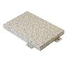 Chapa de aluminio con patrón de piedra de imitación para exteriores, fluorocarbono, pintura de piedra real, piedra simulada, mármol, pared exterior de casa, arena envuelta en agua, placa decorativa de aluminio