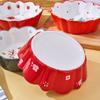 Cuenco de cerámica para vajilla, cuenco para ensalada para el hogar, juego de 6 pulgadas, cuenco de arroz pequeño de estilo fresco y esmaltado, fabricantes generales al por mayor