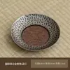 Moji Alloy Rattan Mat Coaster Tapete de isolamento térmico Retro Tea Holder Light Luxo de alta qualidade Antiderrapante Anti-escaldante Peças de conjunto de chá