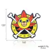 Mercancía de Anime Broches de One Piece: Luffy Sombrero de Paja, Zoro, Ace, Insignias de Barco Pirata