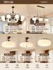 Lámpara de araña vintage estilo francés para sala de estar, nuevo modelo 2026, luz principal minimalista de mediados de siglo 'Magic Bean' negro, iluminación de alta gama para dormitorio