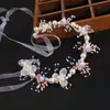 Guirlanda Infantil Acessórios de Cabelo Princesa Super Fada Menina Flor Pérola Fita Tiara Doce Daminha Floco de Neve Aro de Cabelo Popular