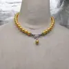 Collar de Perlas Redondas de Vidrio para Primavera Temprana 2025 Gargantilla para Mujer Lazo Simple Elegante Cadena para Clavícula de Alta Gama para Mujeres