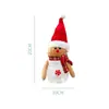 Pote de Doces Homem de Pão de Gengibre Decoração de Natal Mini Garrafa Pequena de Doces Homem de Biscoito de Natal Cofrinho Infantil Transfronteiriço