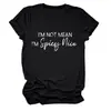 EU NÃO SOU MÁ, SOU PICANTE Camiseta Feminina Casual Fashionável de Gola Redonda e Manga Curta - Amazon Ebay Site Independente