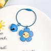 Llavero Acrílico de Flor Smiley DIY Lindo Flor Adornos Colgantes para Bolso Moda Chica Corazón Accesorios Creativos