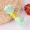 Linha 7 20 m pulseira colar diy corda trançada nó chinês fio pingente dourado linha trançada corda vermelha material forte