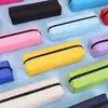 Estuche Simple de Gran Capacidad para Niños y Niñas, Estuche para Lápices Resistente a las Manchas, Estuche Cuadrado para Estudiantes, Caja de Papelería con Slogan Promocional