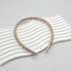 Diadema de Seda C para Mujer, Diadema de Seda de Morera de 22 Momme, Accesorio para el Cabello Versátil Plegado, Diadema Elegante de Borde Delgado para Lavado de Cara
