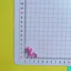 Parche de dibujos animados pony genial Polly color transparente diy coche coche eléctrico casco decoración funda de teléfono móvil vaso de agua