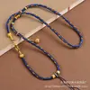 Cordón para collar tejido a mano estilo Nacional thangka estilo étnico Xizang cordón colgante para hombres y mujeres colgante halter con cuerda